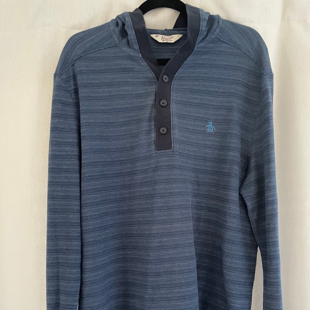 Men’s quarter button up hoodie